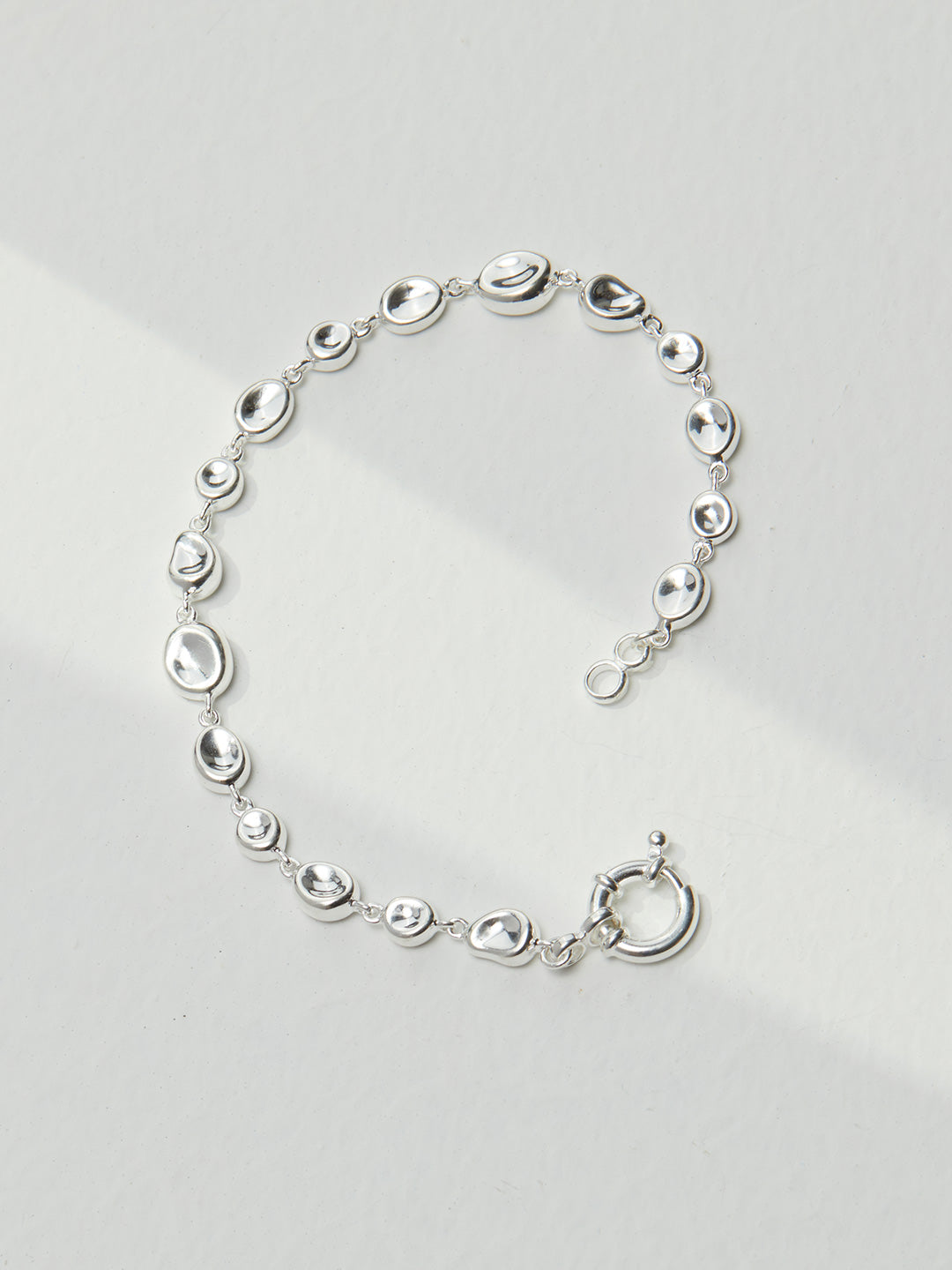 Lava Collection Natural Sterling Silver Bracelet