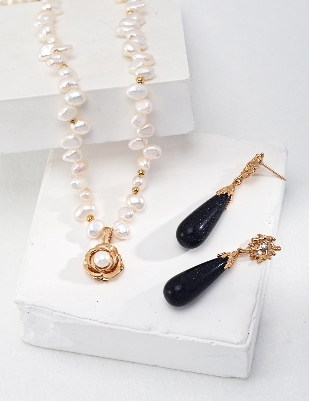 Camellia Collection Pearl Necklace