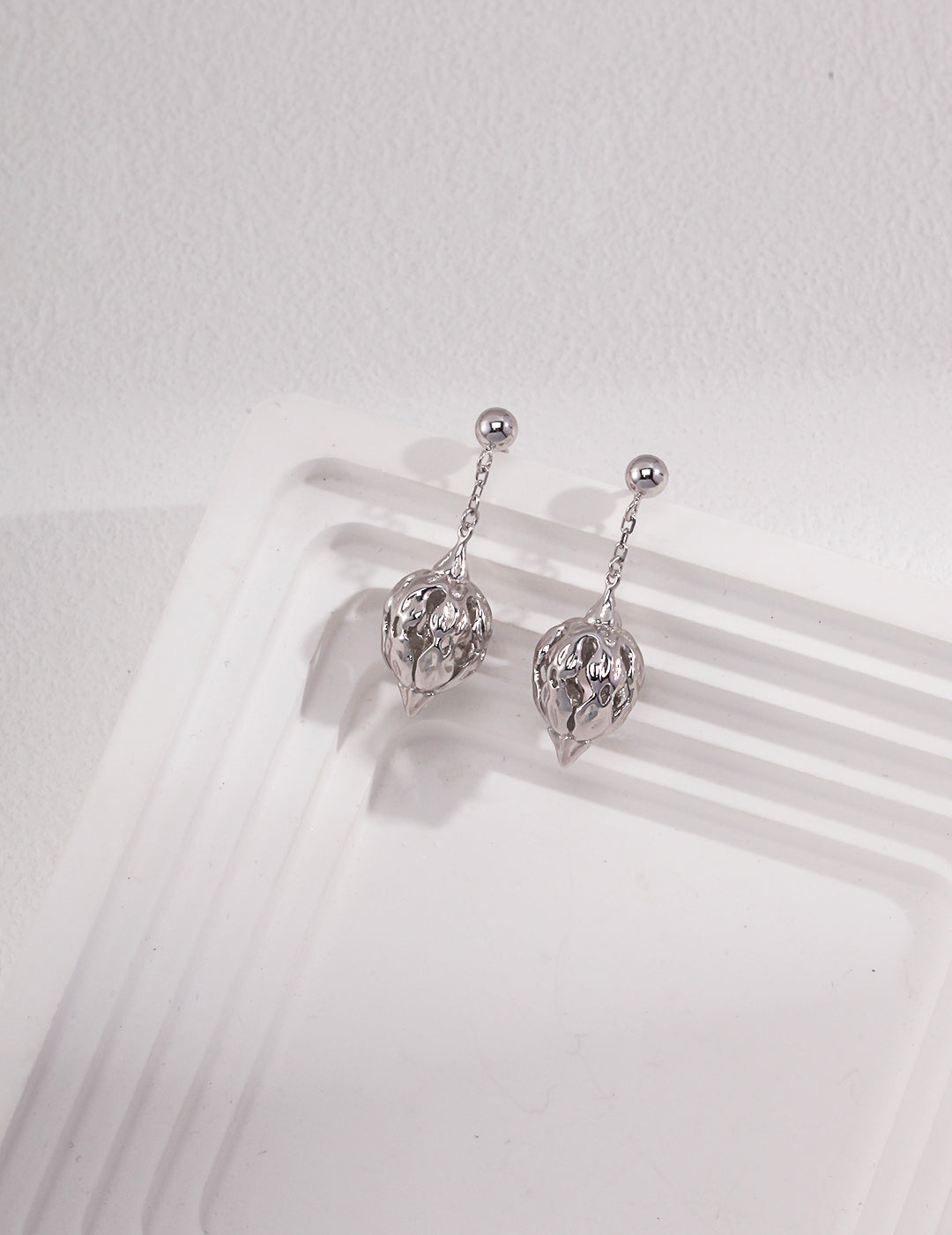 Blossom Cluster Sterling Silver Earrings