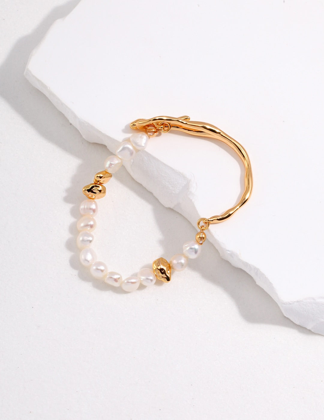 Sterling Silver Pearl Bracelet