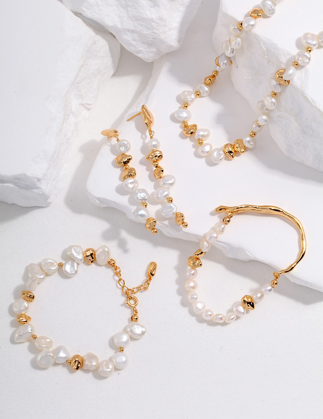 Sterling Silver Pearl Bracelet
