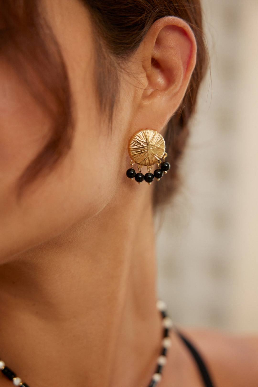 Holiday Spirit Onyx & Argentium® Earrings