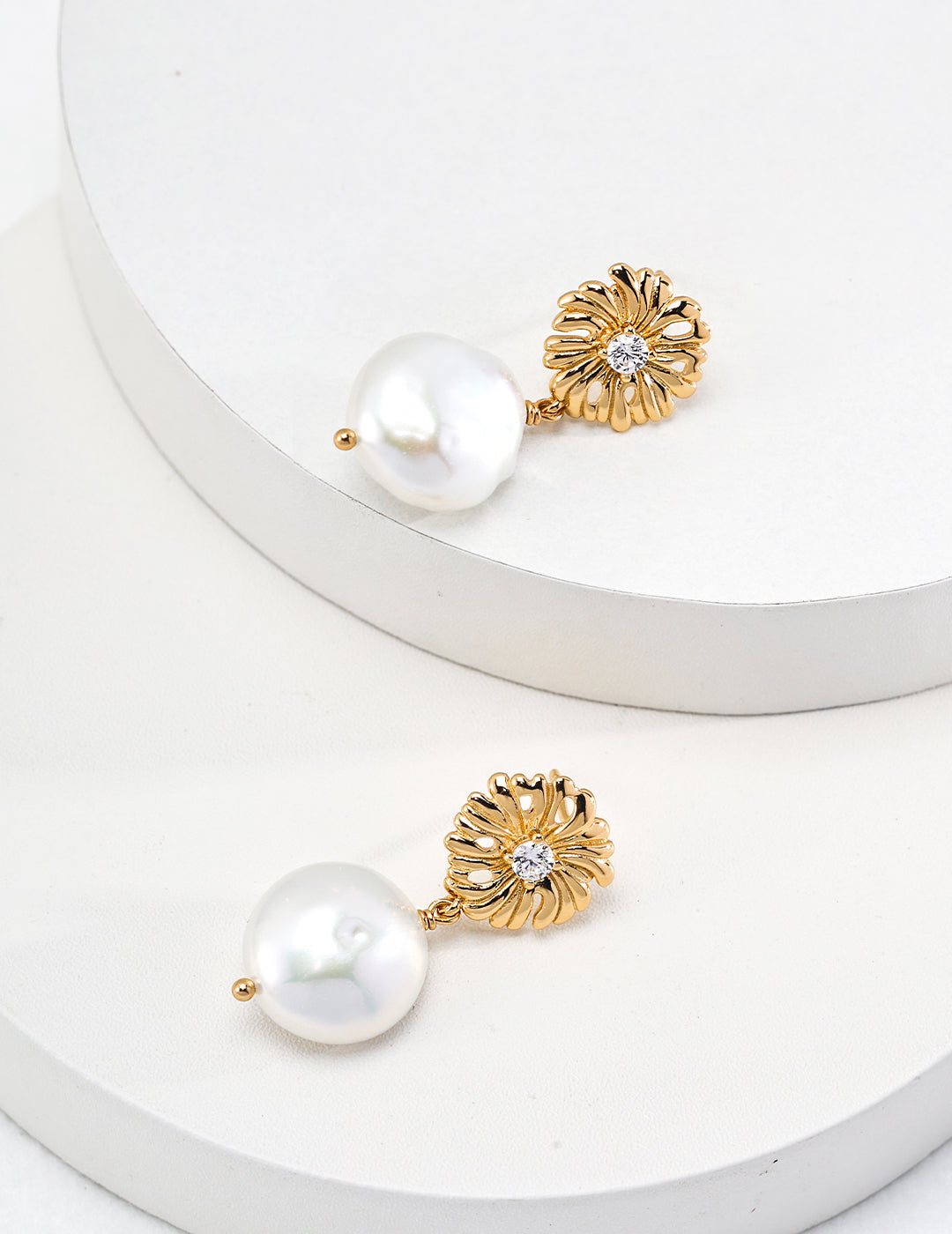 Floral Reverie Pearl Earrings Collection