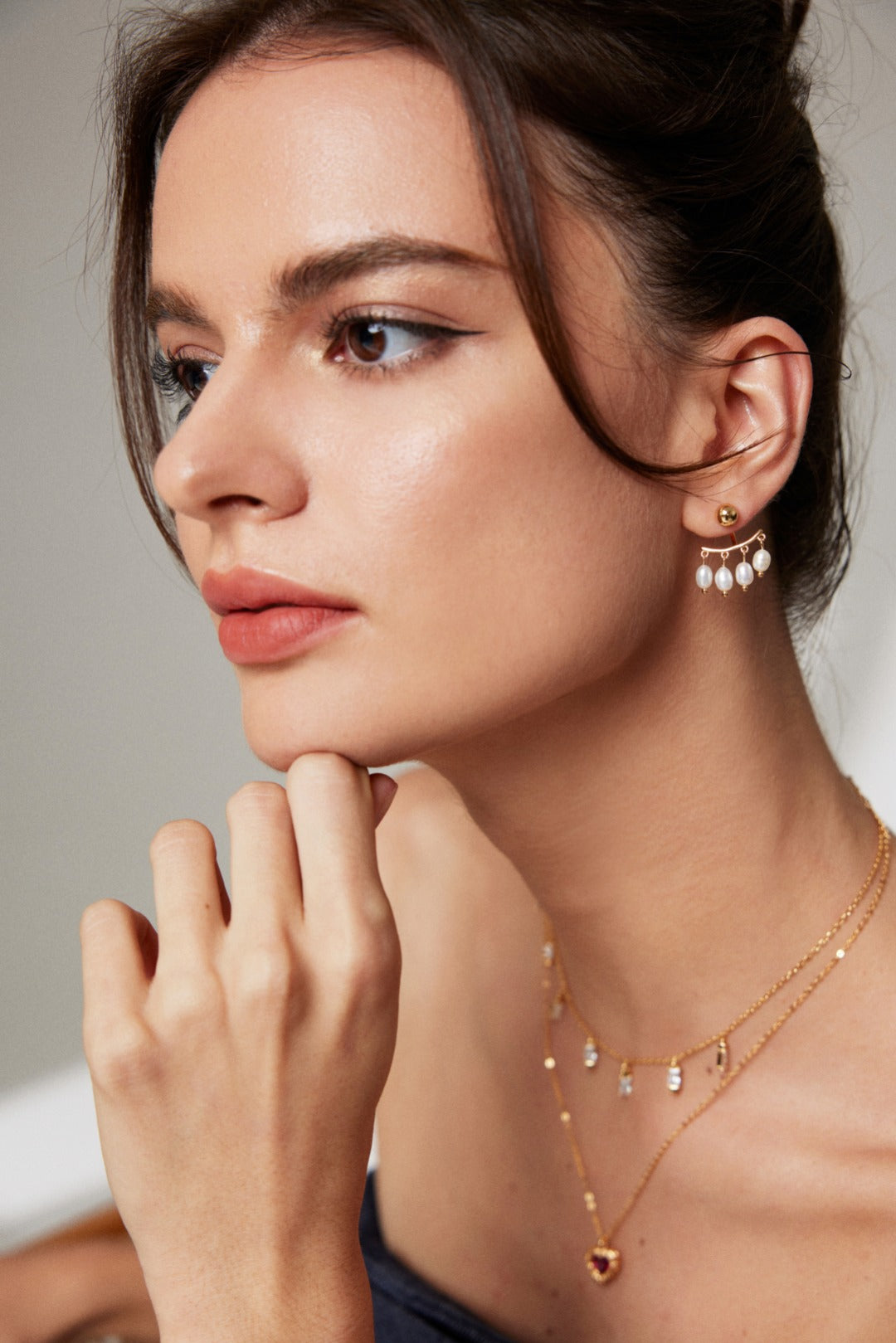Nature's Bounty Grain Pearl Studs