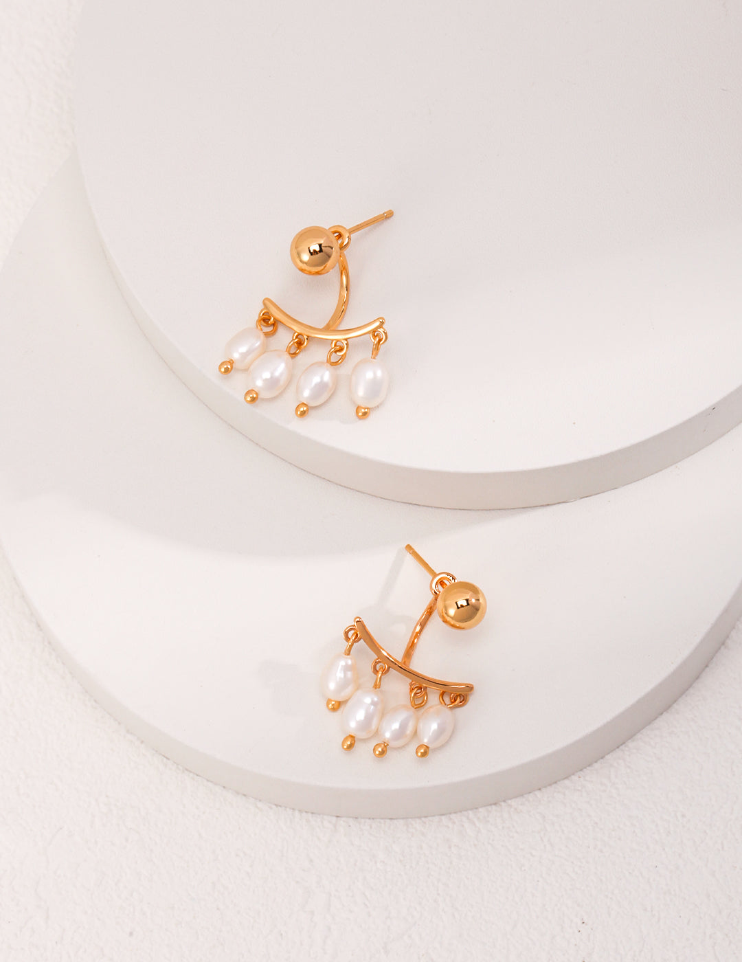 Nature's Bounty Grain Pearl Studs