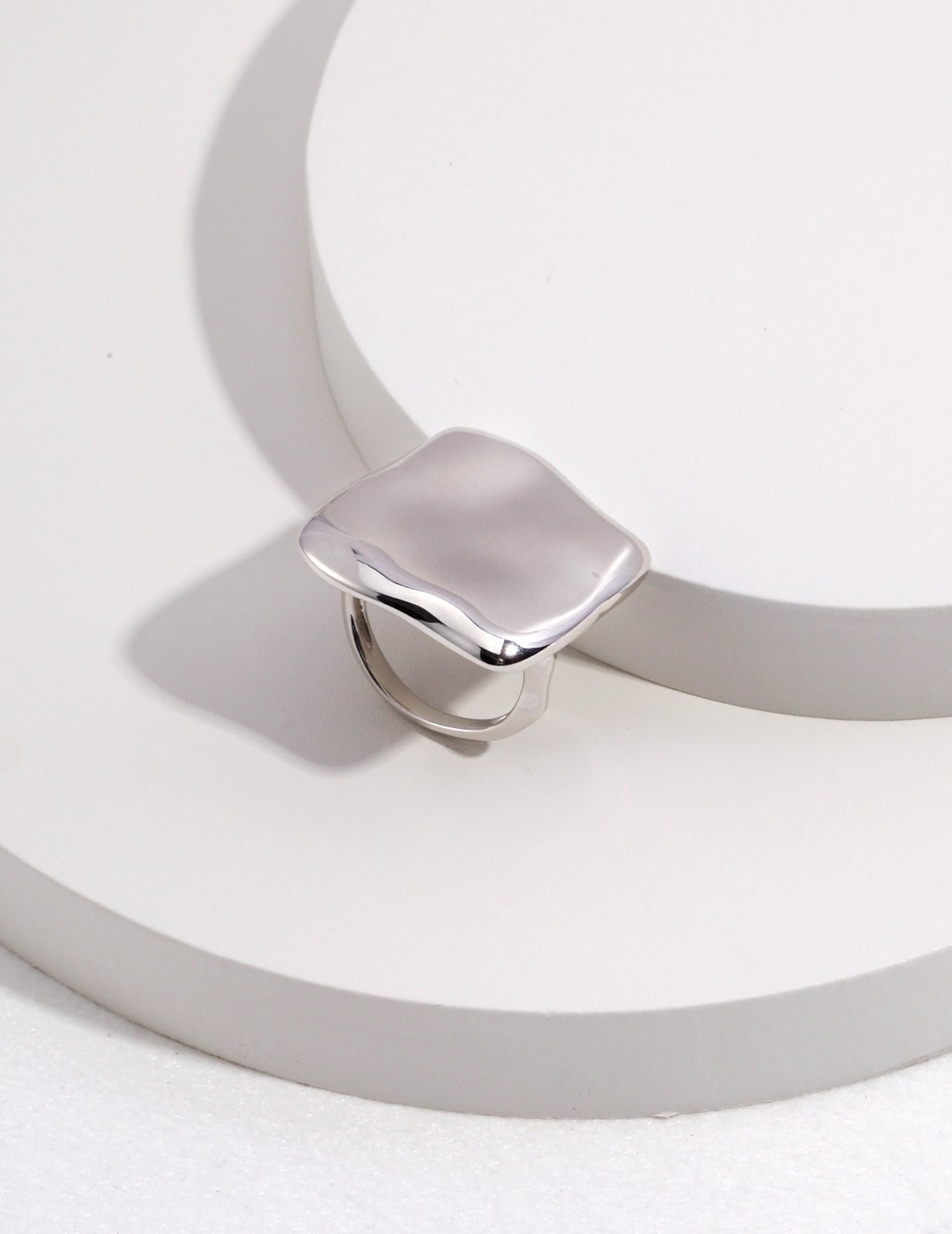 Premium High-Polish Solid Sterling Silver Ring