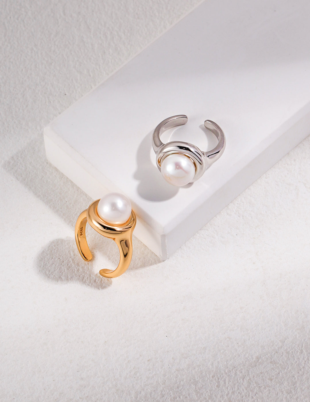 Sterling Silver Pearl Ring