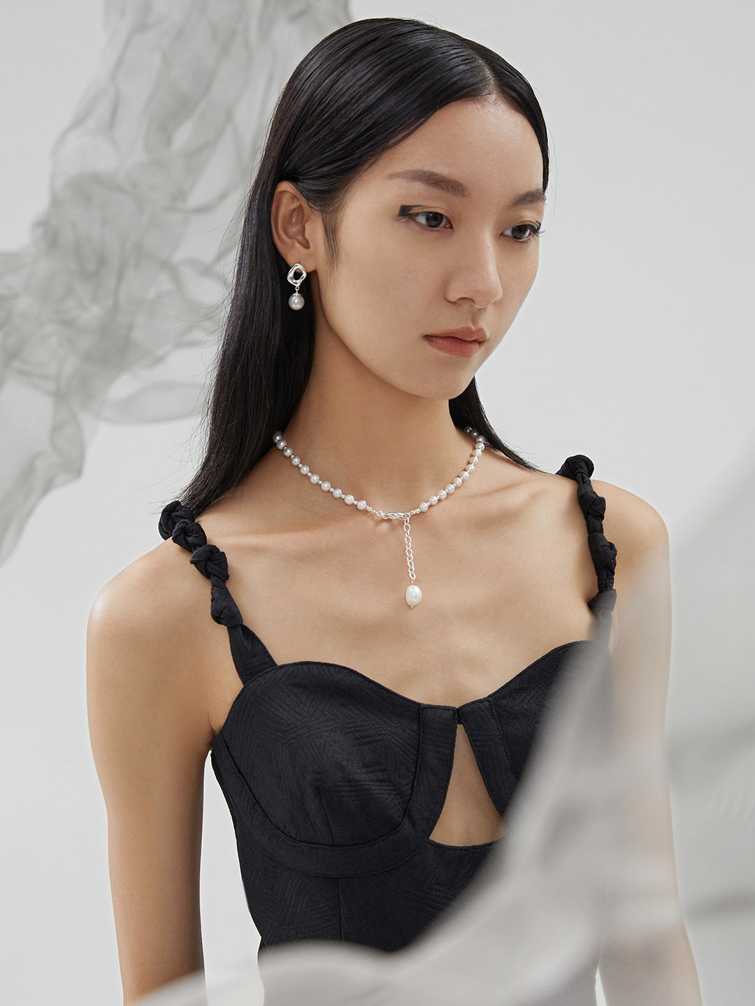 Raw Baroque Pearl Pendant