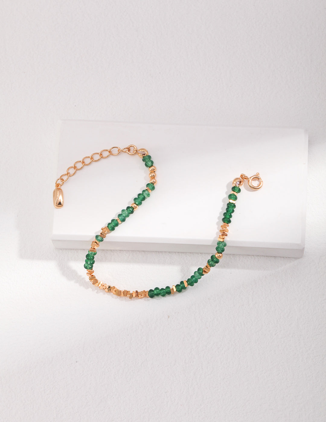 Crushed Sterling Silver Chain Bracelet‌