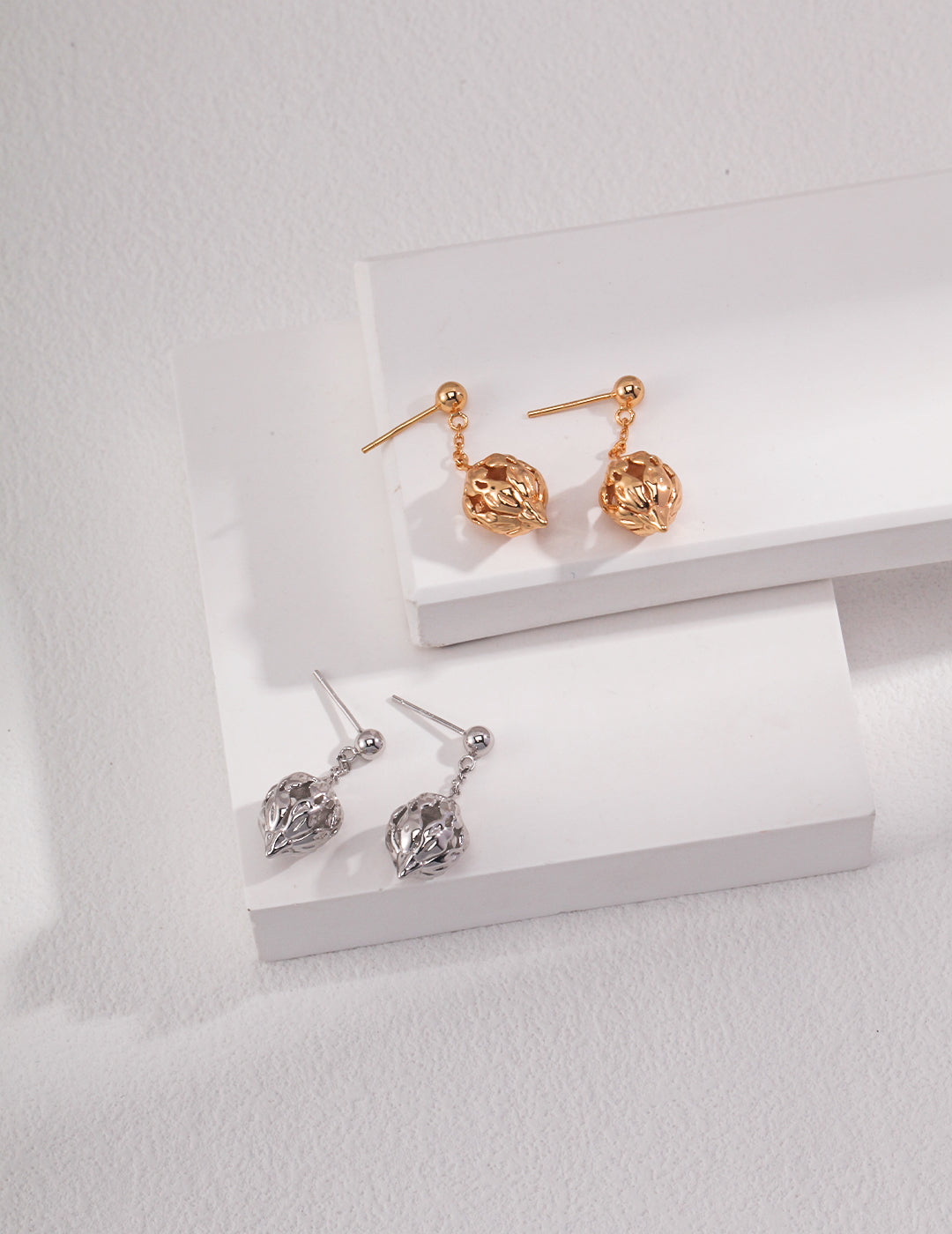 Blossom Cluster Sterling Silver Earrings