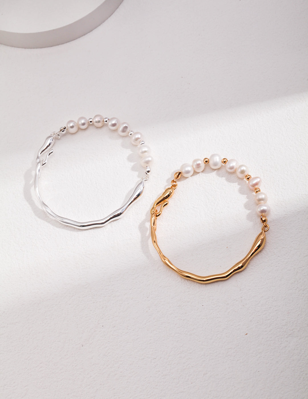Sterling Silver Pearl Bracelet