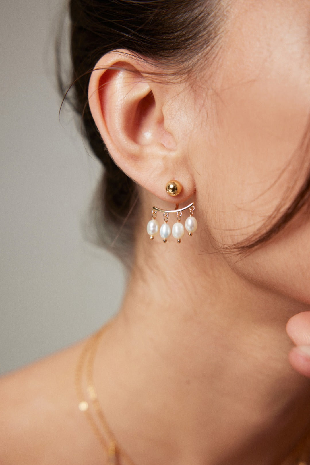 Nature's Bounty Grain Pearl Studs‌
