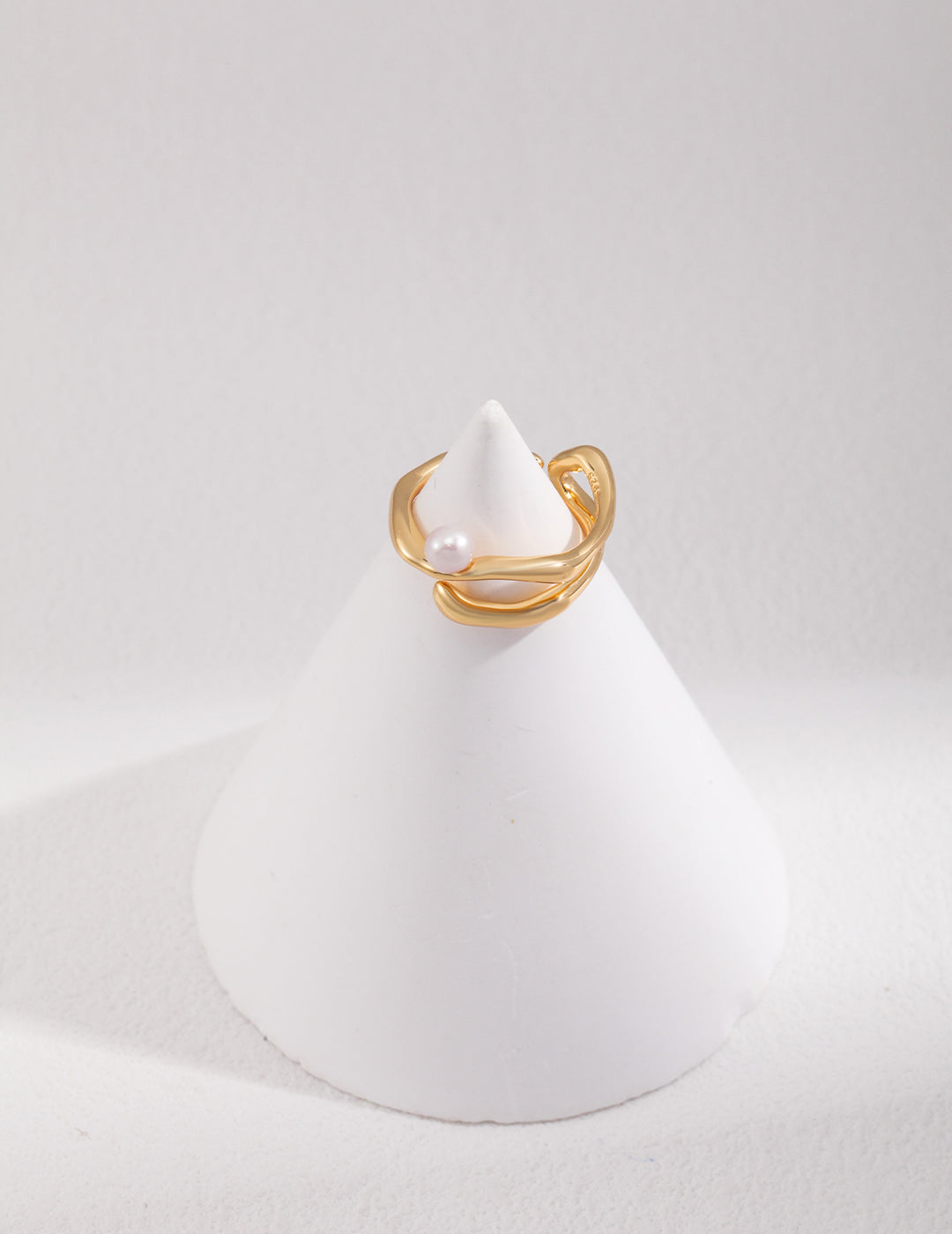 Solid Sterling Silver Pearl Ring