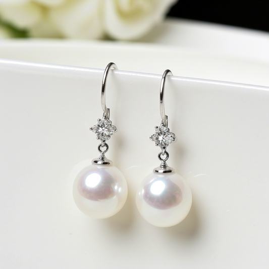 Pearl earrings